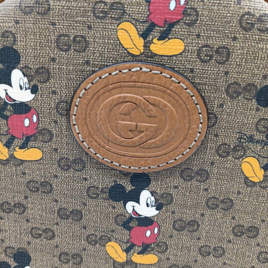 GUCCI ミッキーマウス ラウンドショルダーバッグ