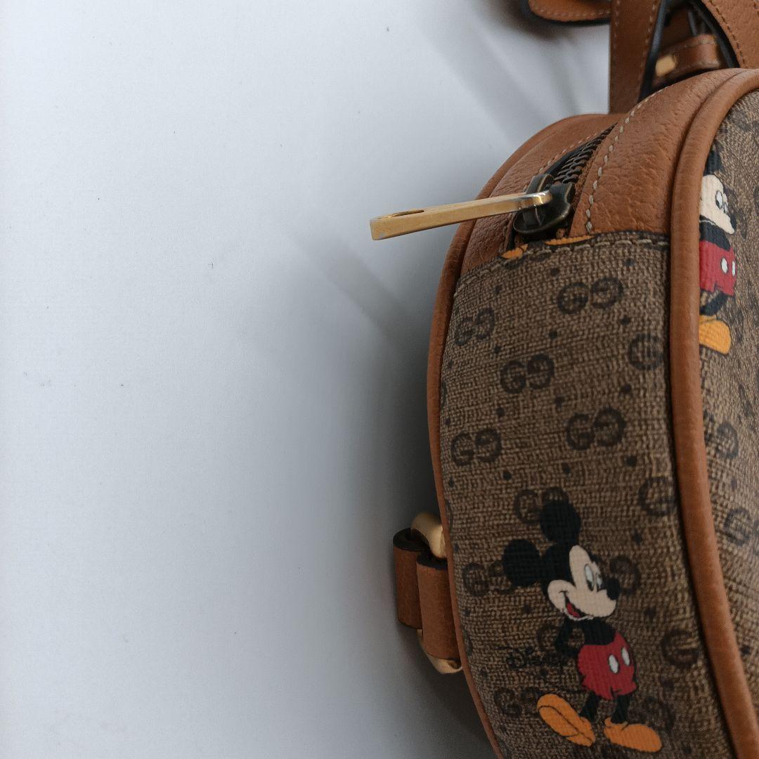 GUCCI ミッキーマウス ラウンドショルダーバッグ
