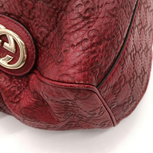 GUCCI ワインレッド ショルダーバッグ