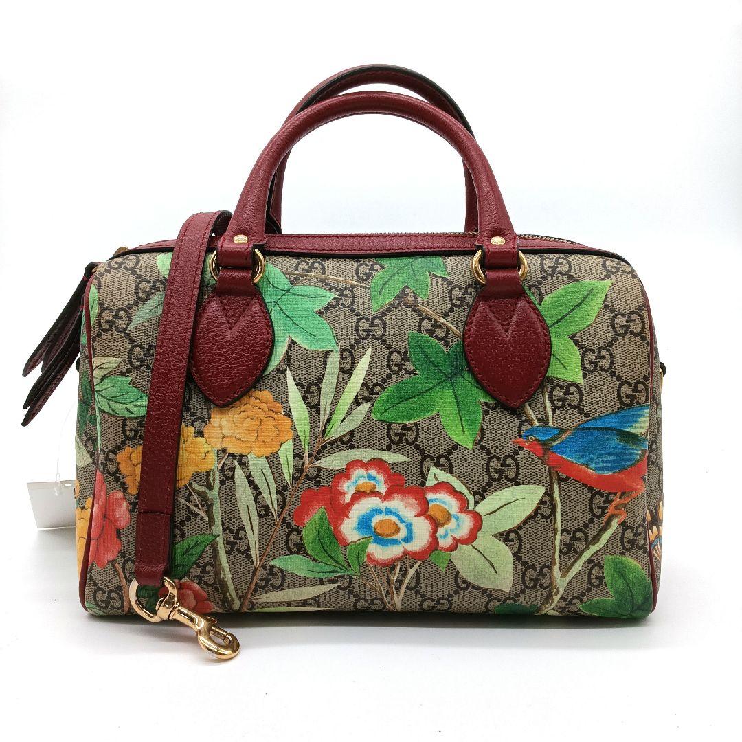 GUCCI 花柄ショルダーバッグ 中型