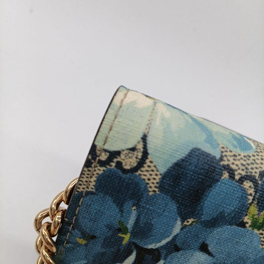 GUCCI 花柄 ショルダーバッグ キャンバス