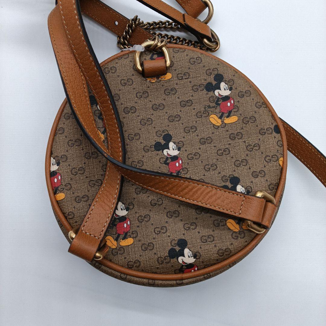 GUCCI ミッキーマウス ラウンドショルダーバッグ