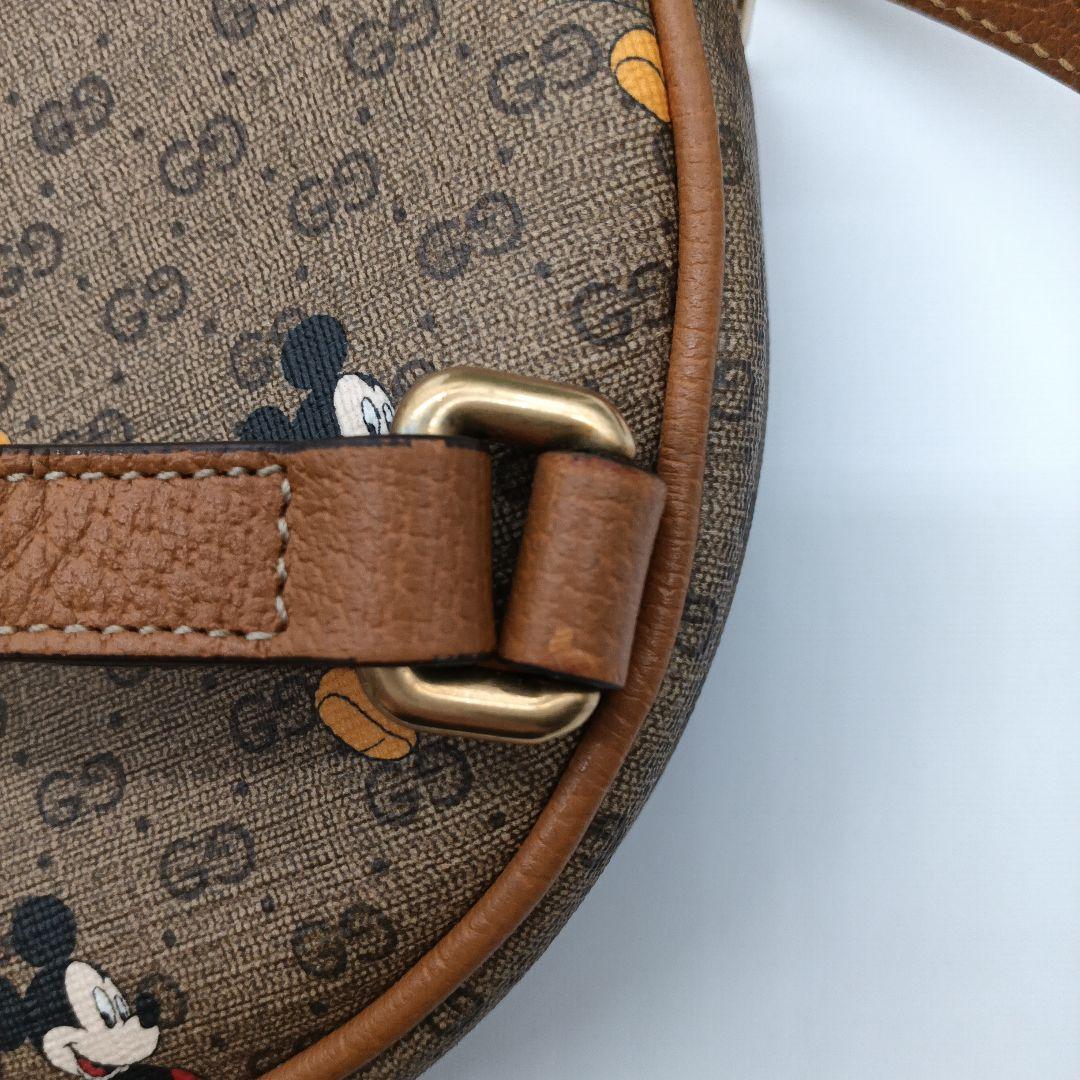 GUCCI ミッキーマウス ラウンドショルダーバッグ