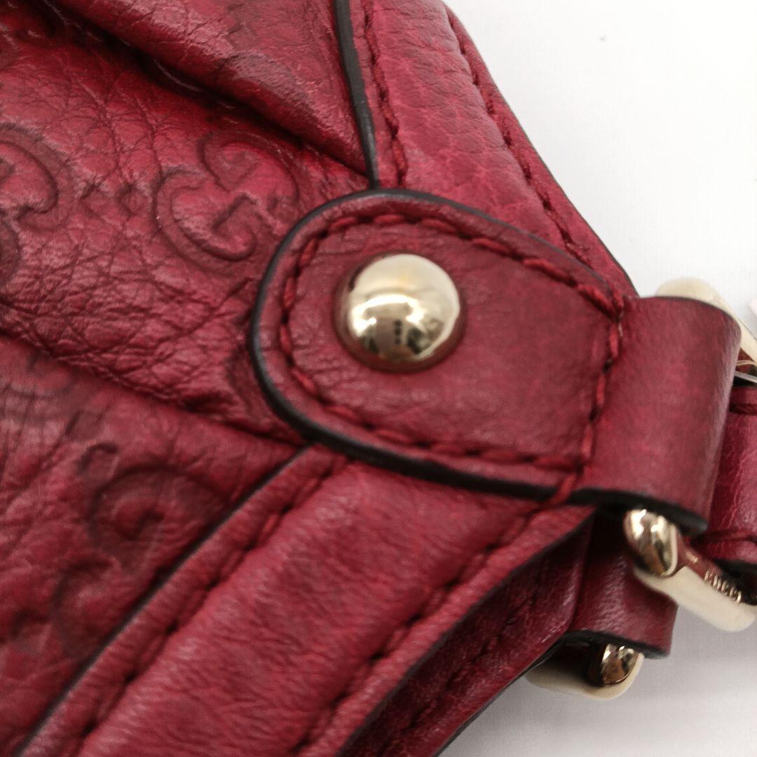 GUCCI ワインレッド ショルダーバッグ
