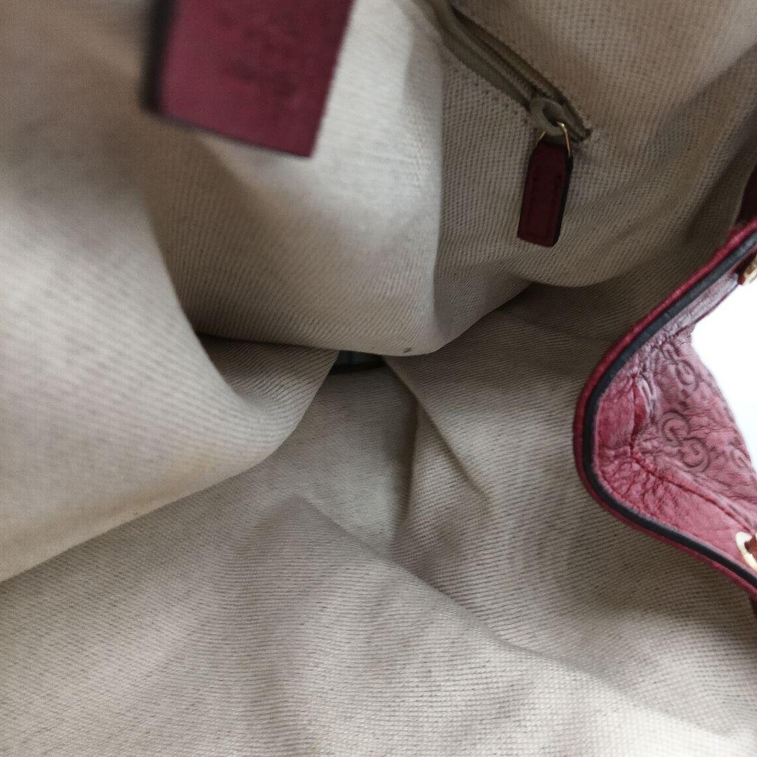 GUCCI ワインレッド ショルダーバッグ