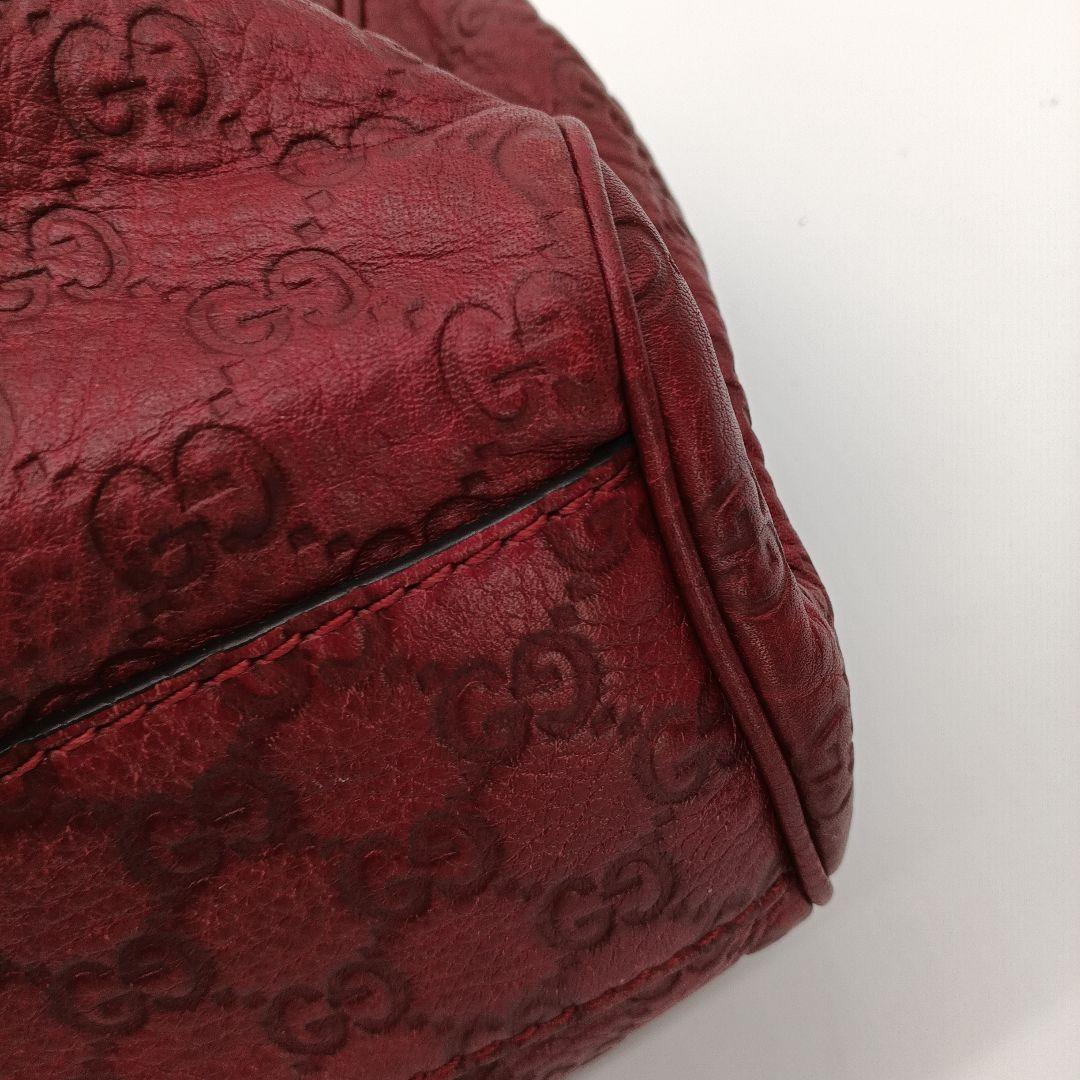 GUCCI ワインレッド ショルダーバッグ
