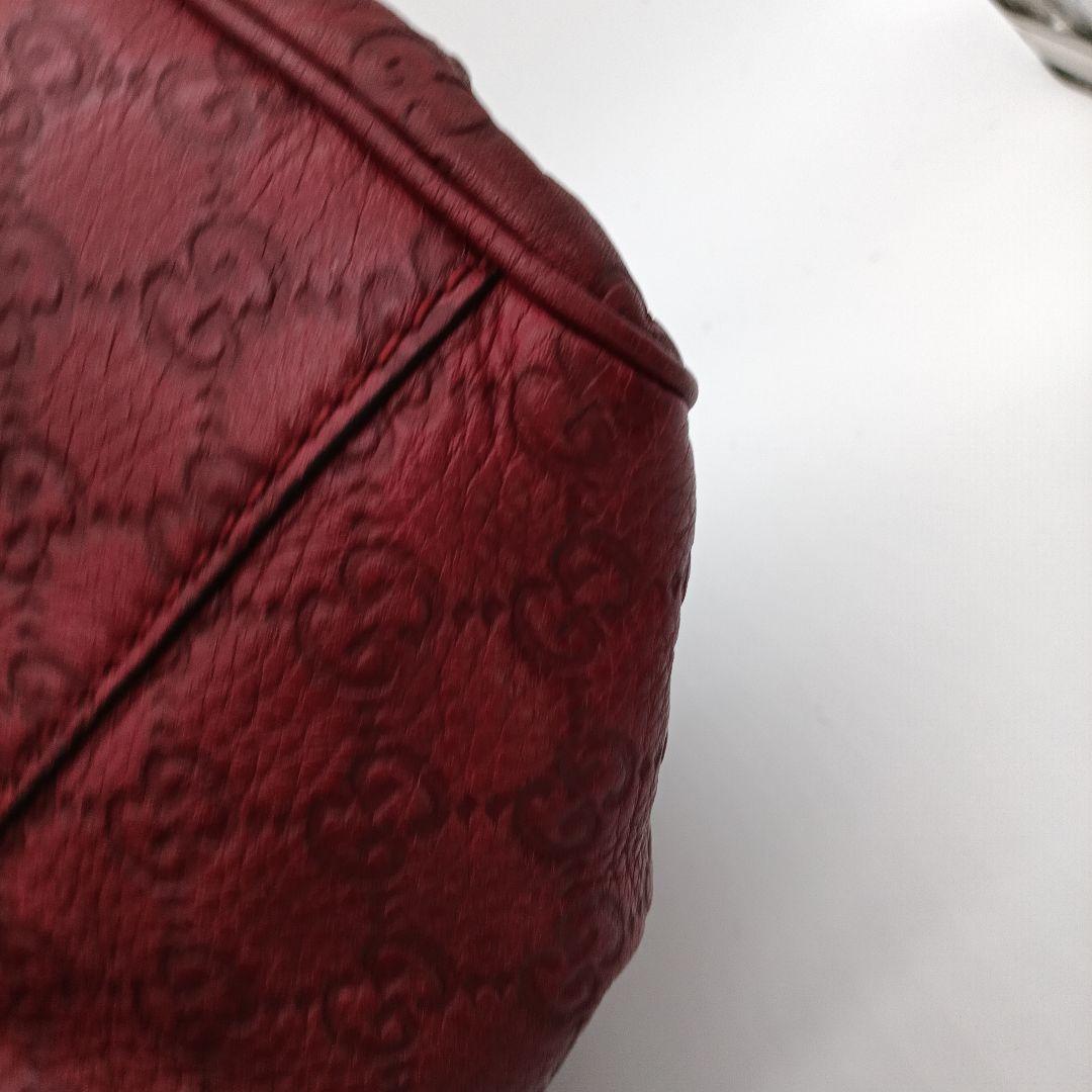 GUCCI ワインレッド ショルダーバッグ