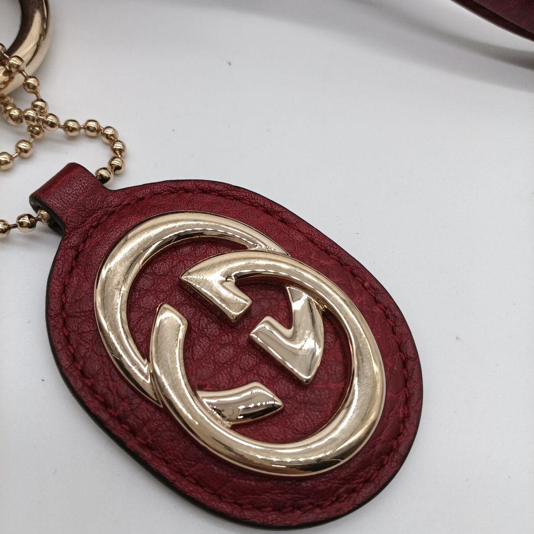 GUCCI ワインレッド ショルダーバッグ