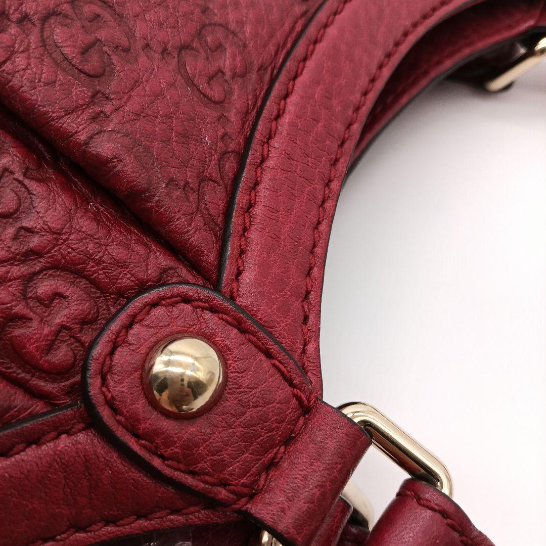 GUCCI ワインレッド ショルダーバッグ