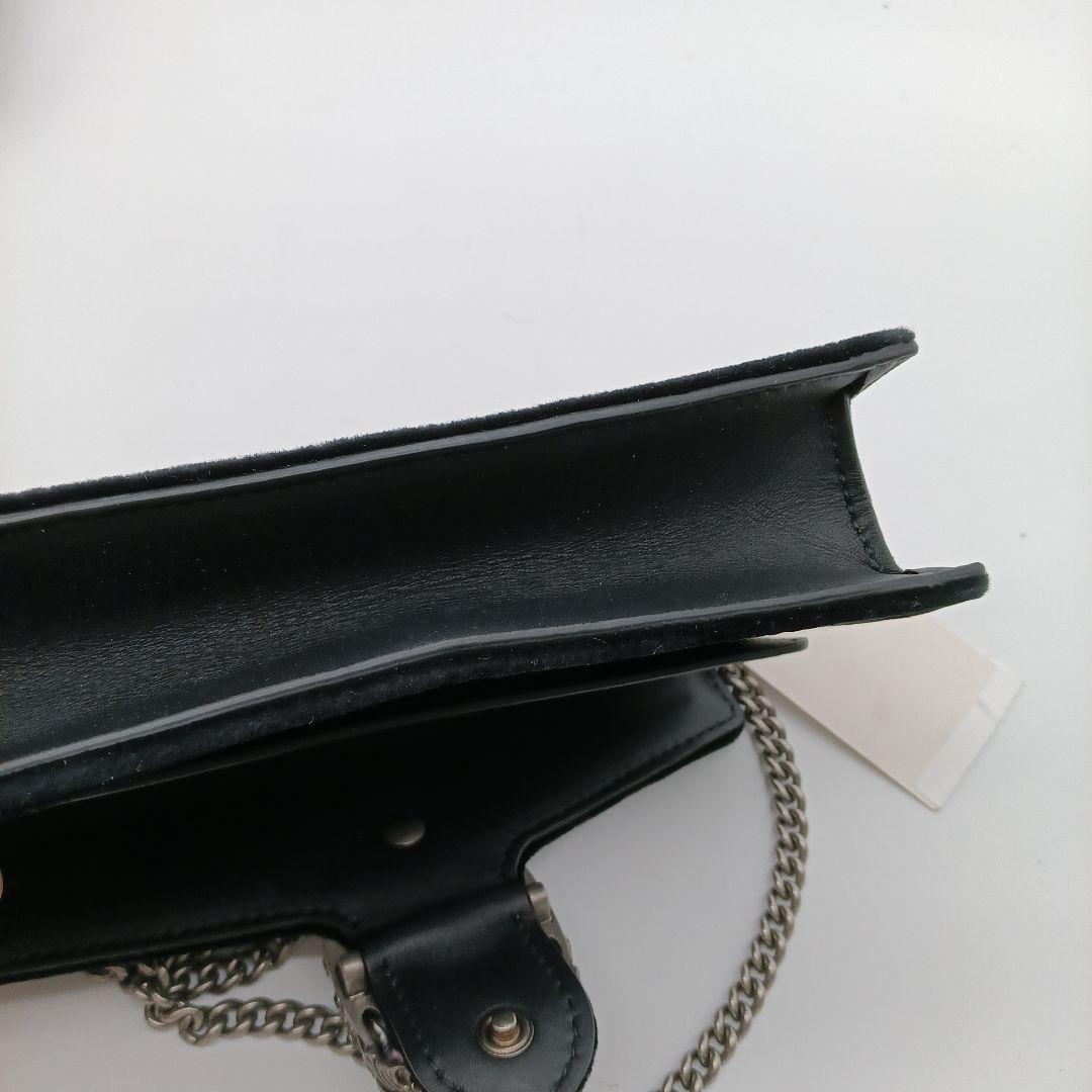 GUCCI ブラック スエード クラッチバッグ