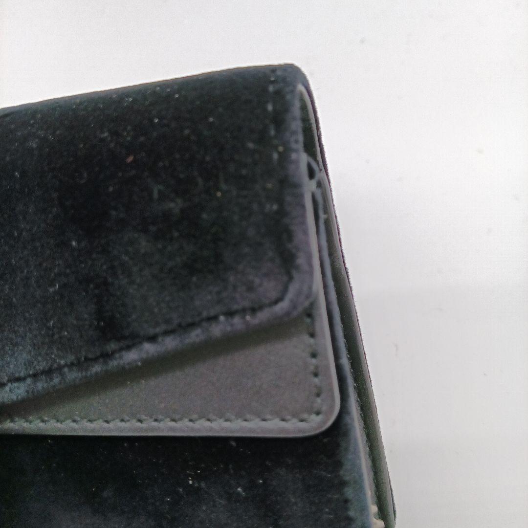 GUCCI ブラック スエード クラッチバッグ