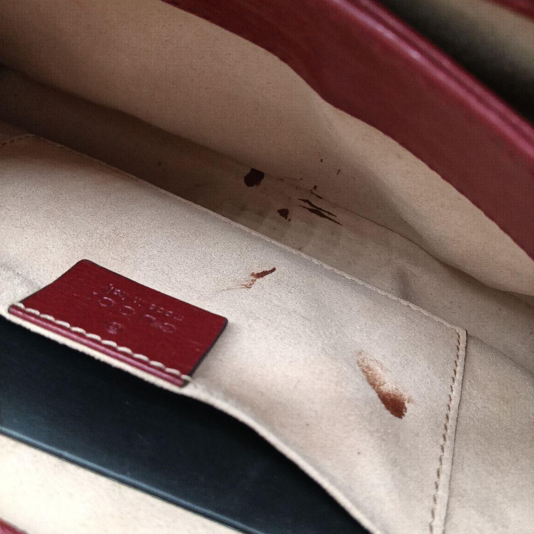 Gucci ショルダーバッグ ネイビー レッド
