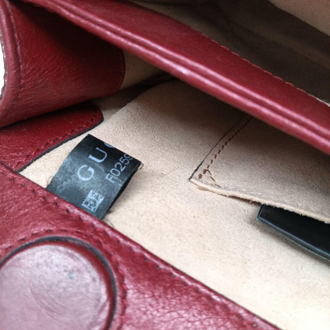 Gucci ショルダーバッグ ネイビー レッド