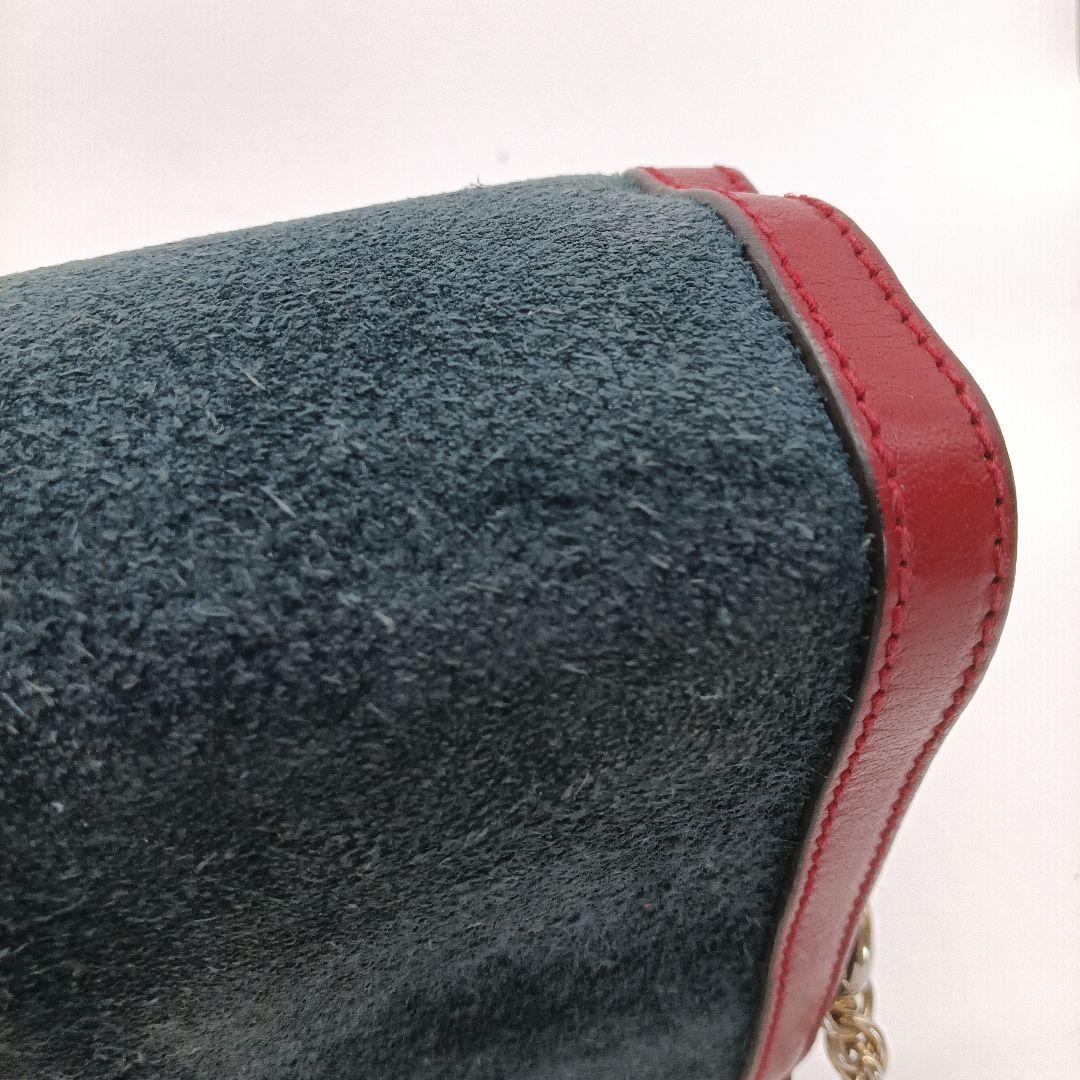 Gucci ショルダーバッグ ネイビー レッド