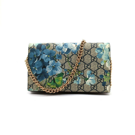 GUCCI 花柄 ショルダーバッグ キャンバス