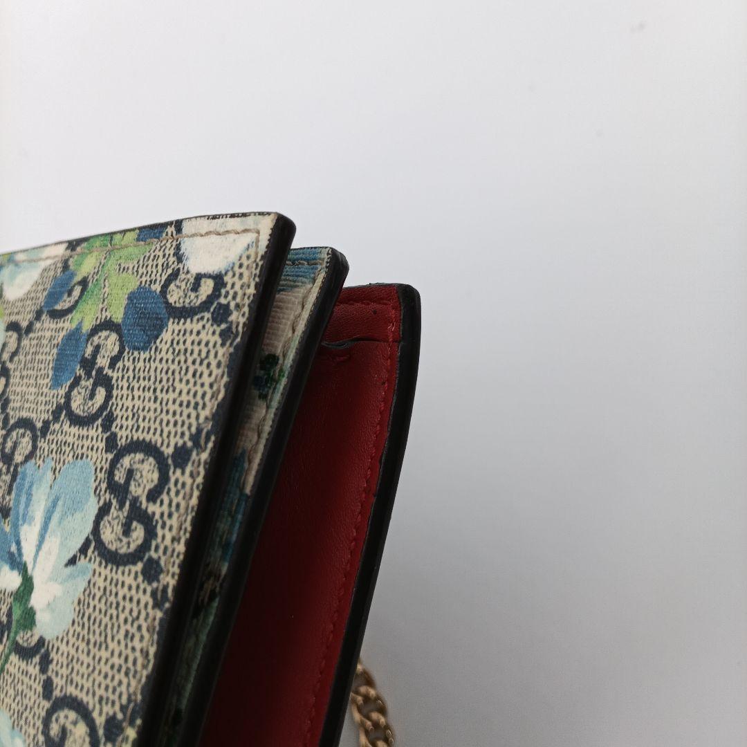 GUCCI 花柄 ショルダーバッグ キャンバス