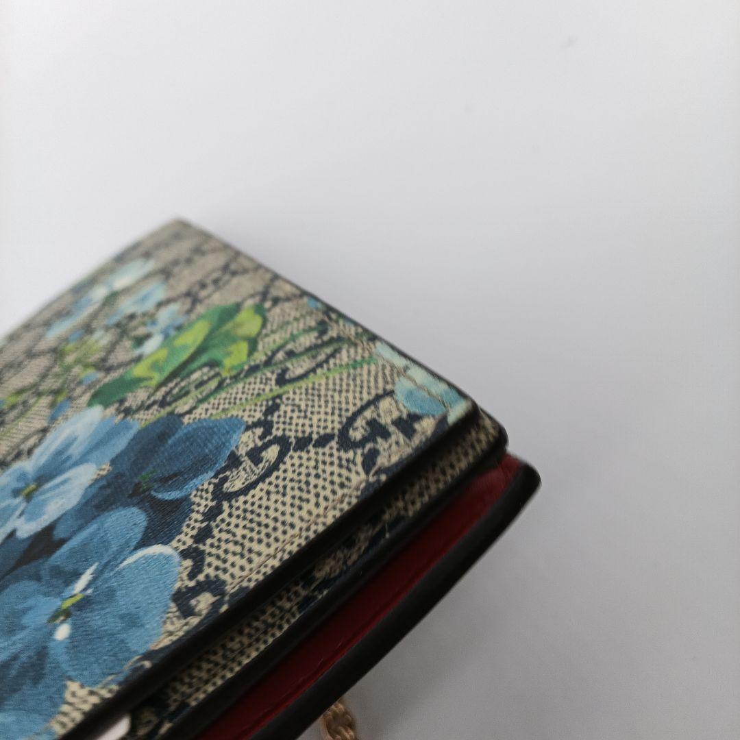 GUCCI 花柄 ショルダーバッグ キャンバス