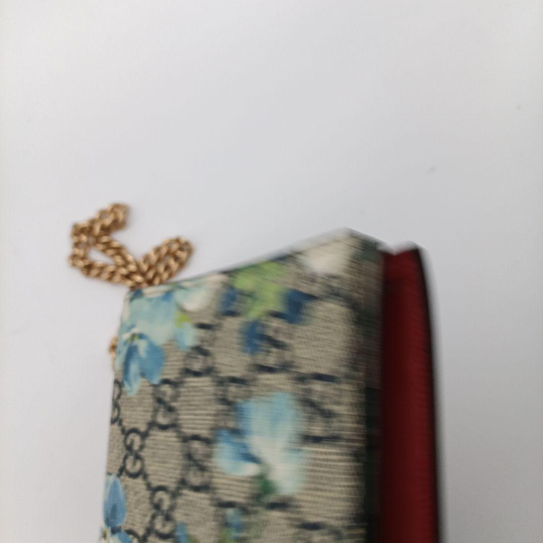 GUCCI 花柄 ショルダーバッグ キャンバス