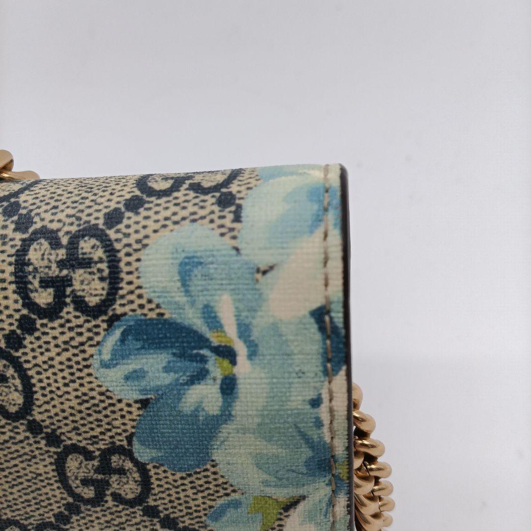 GUCCI 花柄 ショルダーバッグ キャンバス