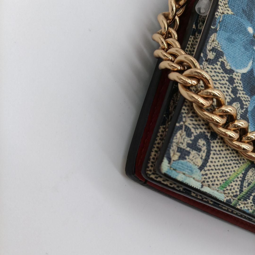 GUCCI 花柄 ショルダーバッグ キャンバス